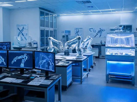 Medical robotics engineering workspace